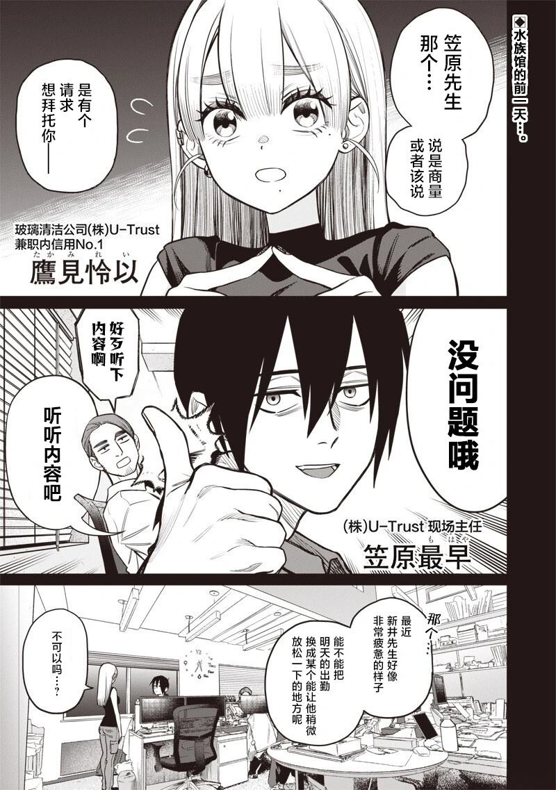 高处的鹰见小姐 第8话 第1页