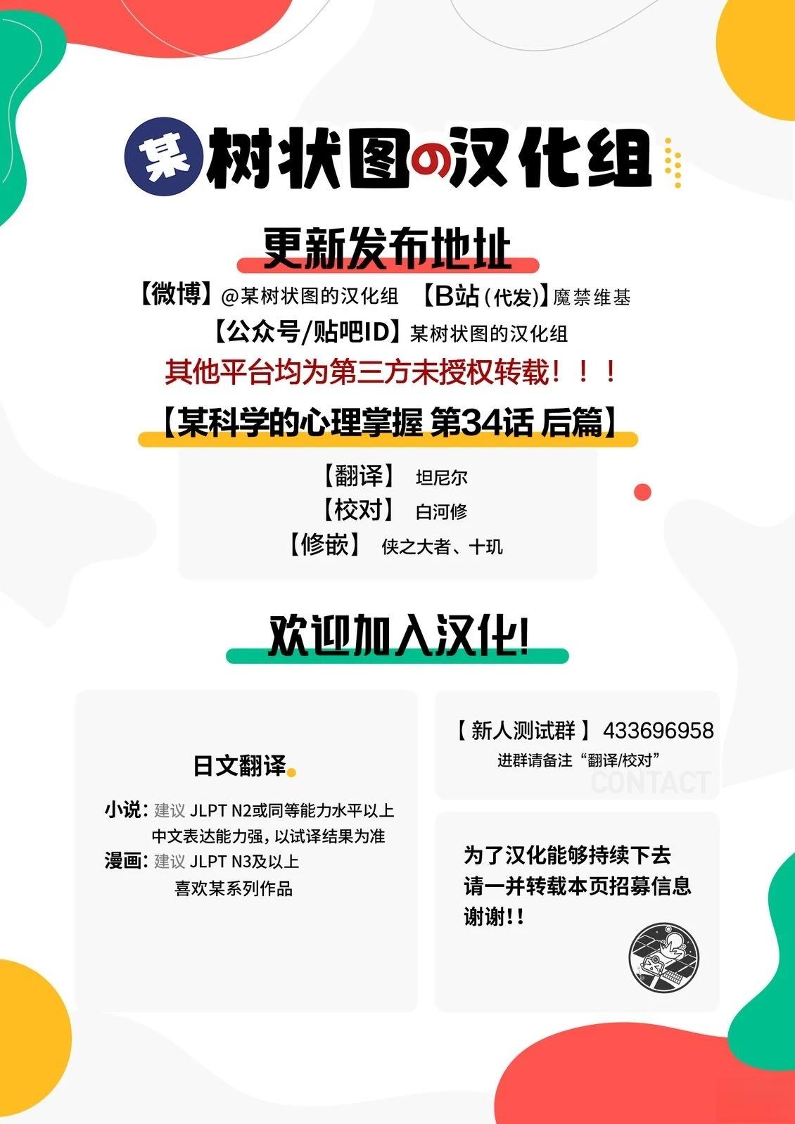 某科学的心理掌握 第34.2话 第24页